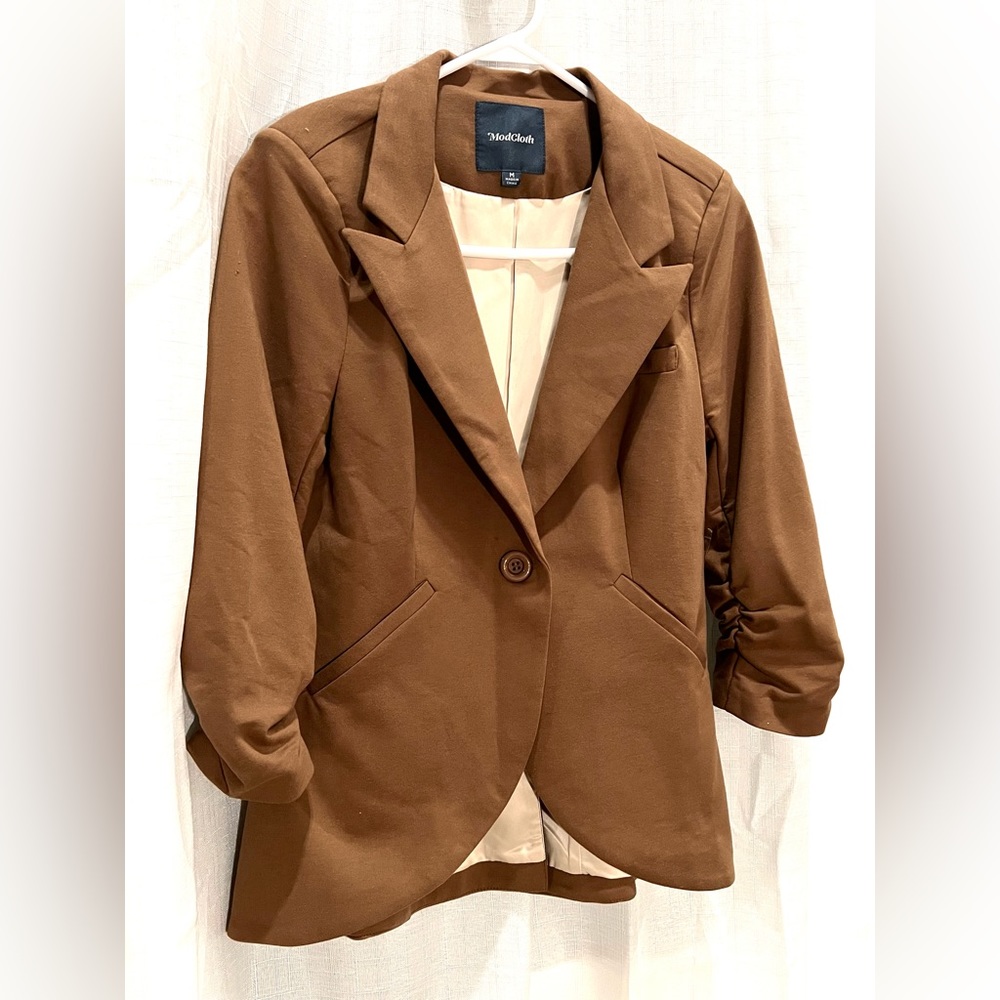 ModCloth Brown / Camel Blazer